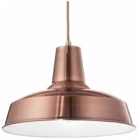 Светильник подвесной ideal lux Moby SP1 макс.1х42Вт IP20 Е27 230В Медь/Белый Металл Без лампы 093697