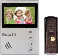 Falcon Eye KIT- Vista Комплект. Видеодомофон: дисплей 4" TFT; механические кнопки; подключение до 2-х вызывных панелей; OSD меню; питание AC 220В (вс