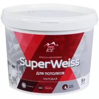 Краска акриловая Parade SuperWeiss для потолков матовая белый 5 л 7.95 кг