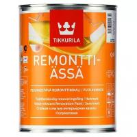 Tikkurila Remontti Assa Стойкая к мытью краска для стен и потолков (под колеровку, полуматовый, база C, 0,9 л)