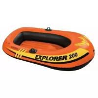 Лодка INTEX "EXPLORER 200" двухместная, без весел,185х94х41 см, от 6 лет (И58330)