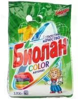 БИОЛАН Стиральный порошок "Биолан" Color, автомат, 1.2 кг