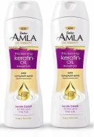 Dabur Amla Oil Therapy Thickening Keratin Oil Шампунь для сухих и ослабленных волос 400 мл - 2 шт