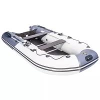 Лодка Ривьера 3600 СК Компакт светло-серый/графит под мотор