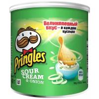 Чипсы Pringles картофельные Sour Cream & Onion