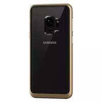 Чехол VRS Design Crystal Bumper для Samsung Galaxy S9, золотой