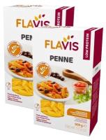 Макароны Flavis Перья с низким содержанием белка (Penne), 500 г/2 шт