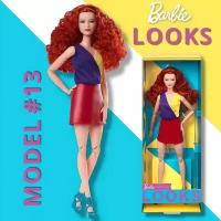 Кукла Barbie Looks с кудрявыми рыжими волосами HJW80