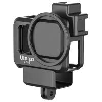 Пластиковая рамка Ulanzi для GoPro 9/10/11 Black с местом для микрофонного адаптера AAMIC-001