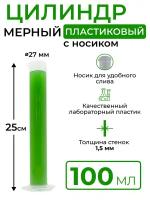 Цилиндр мерный пластиковый с носиком, 100 мл