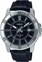 Наручные часы CASIO MTP-VD01L-1C, черный, серебряный