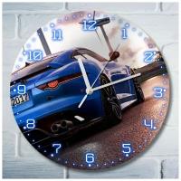 Настенные часы УФ с ярким рисунком игры Project CARS 3 (проджект карс 3, гонки, машины, авто, PS, Xbox, PC, Switch) 4758