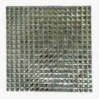 Плитка мозаика MIRO (серия Beryllium №15), стеклянная плитка мозаика для ванной комнаты, для душевой, для фартука на кухне, 6 шт