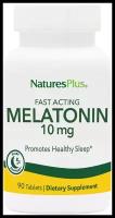 NaturesPlus Melatonin 10 mg Fast Acting (Мелатонин 10 мг быстрого действия) 90 таблеток (NaturesPlus)