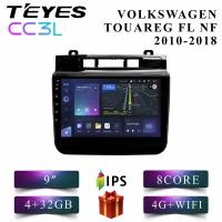 Штатная автомагнитола Teyes CC3L/ 4+32GB/ 4G/ Volkswagen Touareg FL NF/ Фольксваген Туарег ФЛ НФ/ головное устройство/ мультимедиа/ 2din/ android