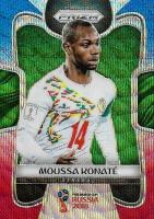 Коллекционная карточка Panini Prizm FIFA World Cup Russia 2018 #280 Moussa Konate - Blue Red Wave S0282