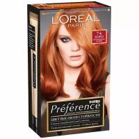 Лореаль Париж / L'Oreal Paris Preference - Краска стойкая для волос тон 74 Манго интенсивный медный