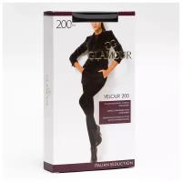 Колготки женские GLAMOUR VELOUR 200 den, черный, размер 3