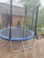 Каркасный батут DFC Trampoline Fitness 8FT-TR-E 244х244х231 см, синий