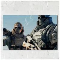 Картина интерьерная на дереве игра Army Of Two The Devil's Cartel (Арми оф Ту) - 11376