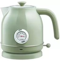 Чайник с датчиком температуры Qcooker Retro Electric Kettle 1.7L (Green/Зеленый) RU