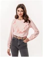 Блуза VIAVILLE, размер 46, розовый