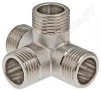 Крестовина двухплоскостная резьбовая 1/2" VALTEC