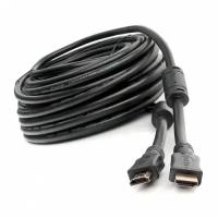 Кабель HDMI Cablexpert, 20м, v1.4, 19M/19M, черный, позол. разъемы, экран, 2 ферр коль