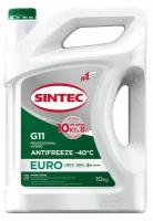 Антифриз Sintec Euro Зеленый G11 (-40) 10 Кг По Цене 8 Кг SINTEC арт. 990582