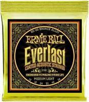 ERNIE BALL 2556 Everlast Coated 80/20 Bronze Medium Light 12-54 Струны для акустической гитары