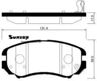 Колодки Тормозные Дисковые Передние Chery Tiggo 7 Pro 20-, Tiggo 7 Pro Max 21- / Hyundai: Sonata 01-09, Tucson 04-09, Tiburon