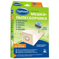 Тайфун TA1017А бумажные мешки для пылесоса с фильтром 5 штук