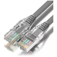 Кабель GCR LSZH UTP CAT5e RJ-45 - RJ-45 (GCR-LSZH53), 1.5 м, серый