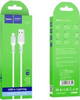 Кабель HOCO X65 Prime charging data cable for USB - Lightning 1M, 2.4А, white