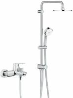 Душевая стойка со смесителем для ванны Grohe Eurosmart Cosmopolitan Tempesta 60, хром