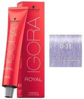 Schwarzkopf Professional Igora Royal - Шварцкопф Игора Роял Стойкая крем-краска для волос, 60 мл - Роял Микстонс 0-11 Антижёлтый микстон