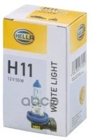 Лампа H11 White Light HELLA арт. 8GH223498-151