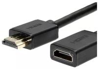 Кабель HDMI (m) - HDMI (f), 3 м., Telecom (TCG235MF-3M), Blister