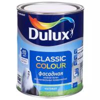 Краска водоэмульсионная Dulux Classic Colour фасадная матовая белый 1 л 1.61 кг