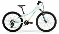 Велосипед Merida Matts J24 Eco (2022) glossy white/teal/gold