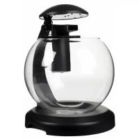 Аквариум Tetra Cascade Globe 6.8л круглый черный, диаметр 27,9 см