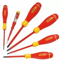 Набор диэлектрических отверток Stanley Hand Tools STANLEY 0-65-443 FATMAX из 6 шт. (PZ, SL)