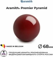 Бильярдный шар-биток 68 мм Арамит Премьер Пирамид / Aramith Premier Pyramid 68 мм коричнево-красный 1 шт