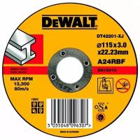 Диск отрезной DeWALT DT42201-XJ, 115 мм, 1 шт