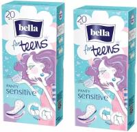 Bella прокладки ежедневные For teens Panty sensitive, 1 капля