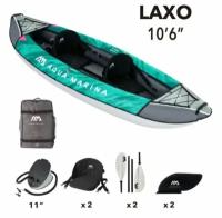 Каяк надувной Aqua Marina Laxo-320 S24 (320 х 95 см) двухместный с веслом