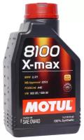 Масло моторное Motul 8100 X-max A3/B4; SN/CF 0W-40 синтетическое 1 л 104531