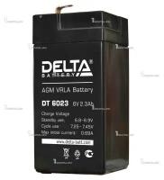 Аккумулятор DELTA DT-6023 (6В, 2.3Ач/ 6V, 2.3Ah / вывод F1) Для слаботочных систем