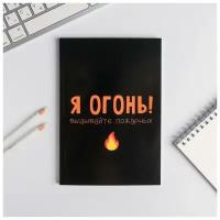 ArtFox Ежедневник в точку "Я огонь! Вызывайте пожарных" А5, 80 листов