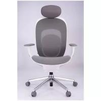 Компьютерное кресло Yuemi YMI Ergonomic Chair офисное, обивка: текстиль, цвет: белый/серый